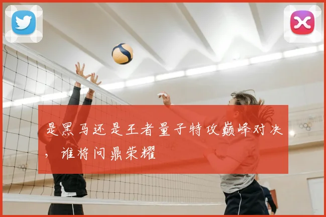 是黑马还是王者量子特攻巅峰对决,谁将问鼎荣耀